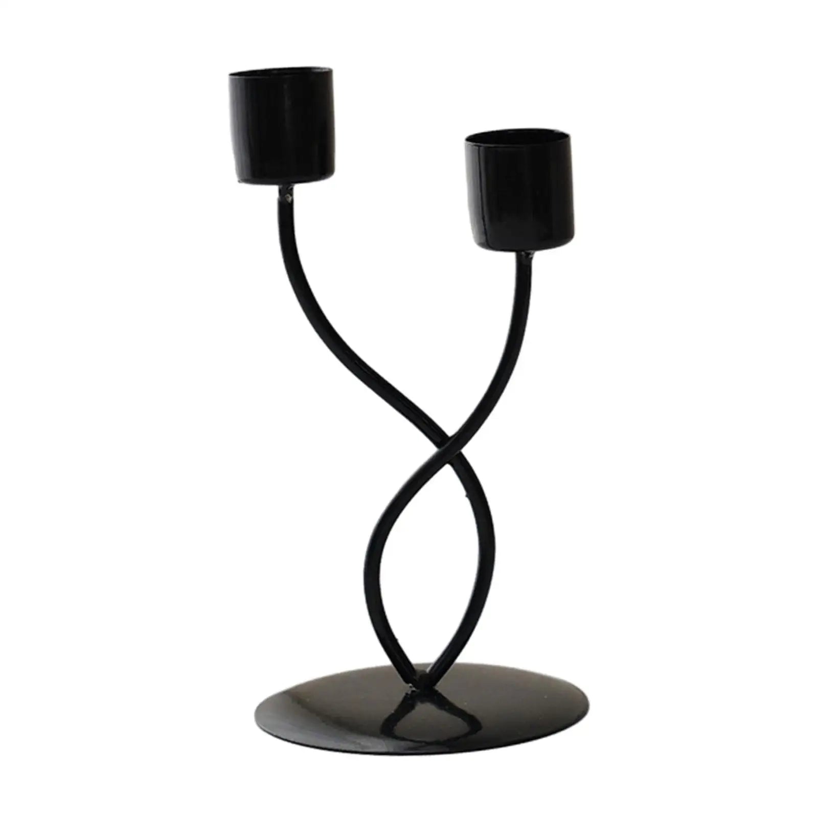 Metal Taper Candle Holder | Elegant Table & Mantel Centerpiece