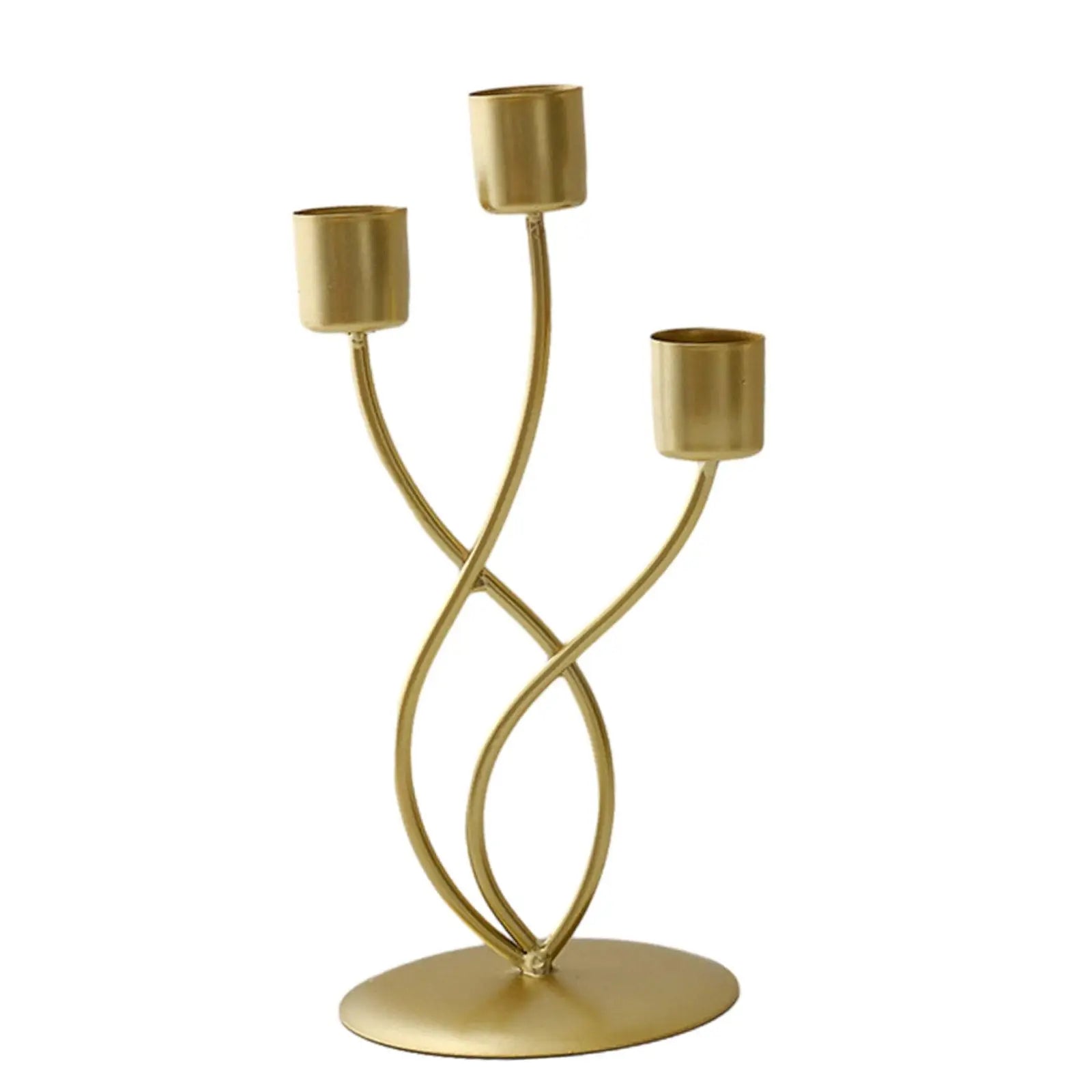 Metal Taper Candle Holder | Elegant Table & Mantel Centerpiece