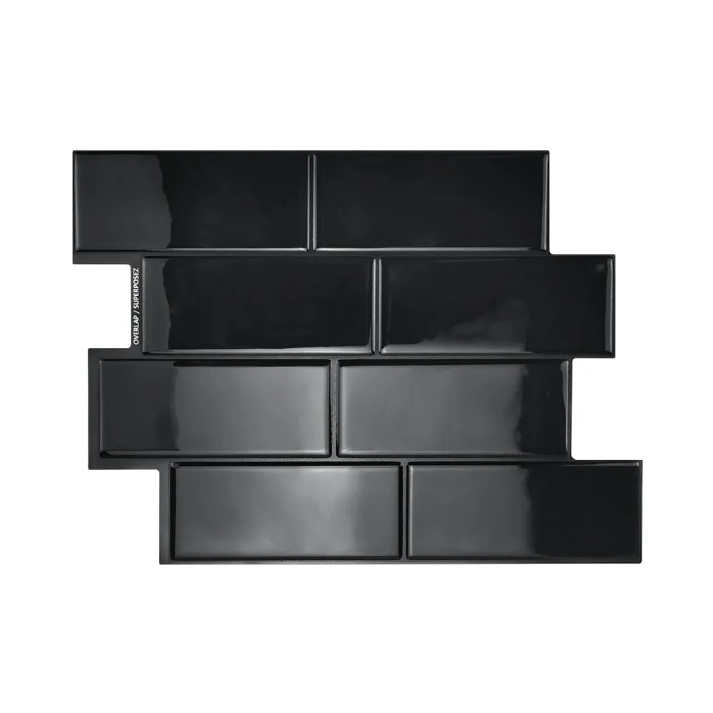 Peel & Stick 3D Wall Tile Stickers | Waterproof PVC