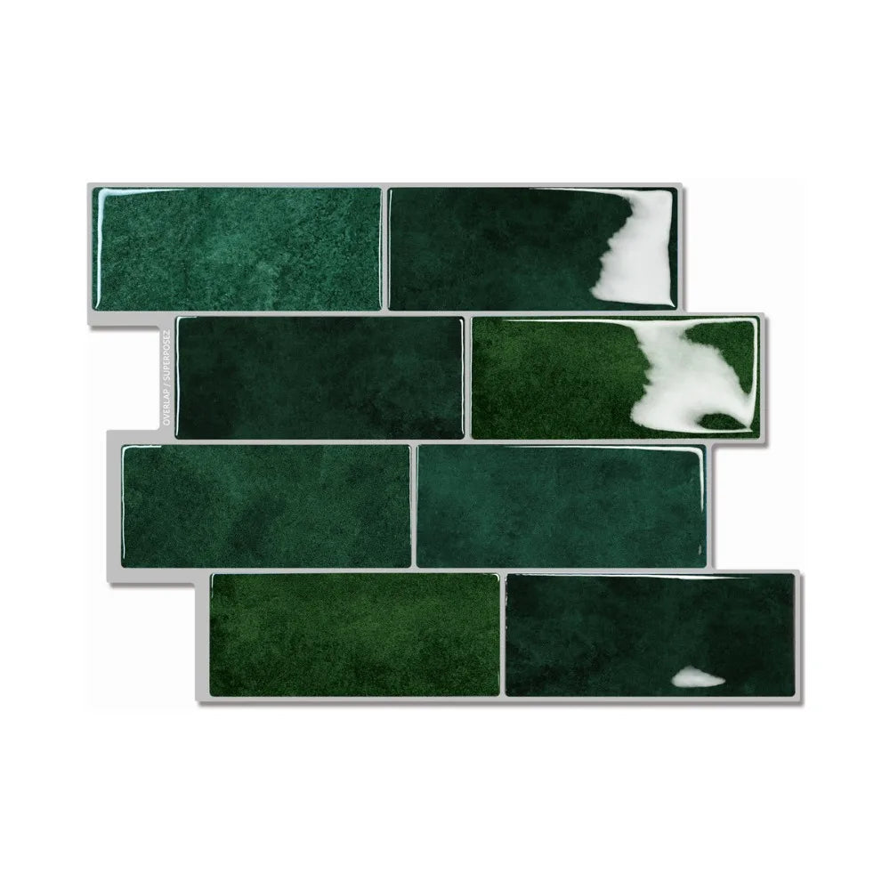 Peel & Stick 3D Wall Tile Stickers | Waterproof PVC