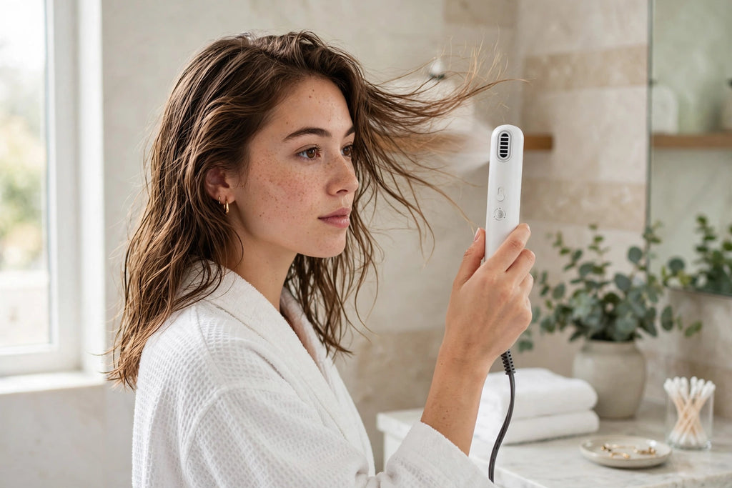 Portable High-Speed Ionic Hair Dryer – 253g Lightweight, 110,000 RPM, Negative Ions